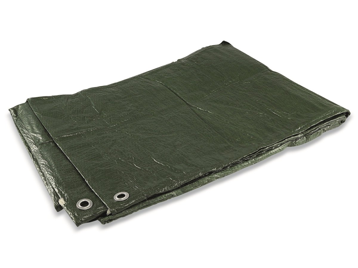 CHILITEC afdekzeil, 120gr/m², groen, 3x4m, met ogen