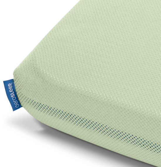 AeroSleep® hoeslaken - voor babybed, ledikant & wieg - 120 x 60 cm - Olive