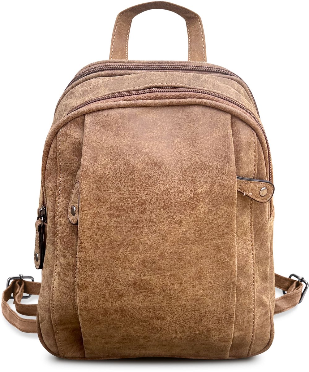 THL Design - Dames Rugzak - Kleine Rugtas - Bruin