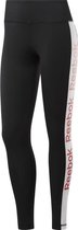 Reebok Linear Logo Tight Dames Sportlegging - Black - Maat XL