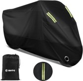 BOTC Scooterhoes / Motorhoes - waterdichte - Oxford XXL motorhoes - anti-stof/uv - met reflecterende strip - 245 * 105 * 125 CM - Incl. Opbergzak