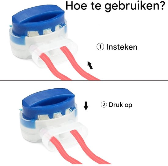 Kabelschoen - kabelverbinder - waterdichte kabelverbinder - aansluitklem - geschikt voor Automower grasmaaiers van Husqvarna en Gardena - 20 stuks van Merkloos	 — afbeelding 5
