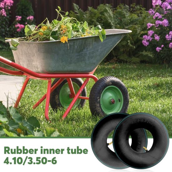 2 stuks 4.10/3.50-4 inch binnenband band voor steekwagen, handkar