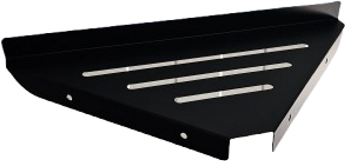 Doucherek - Douchemand - driehoek - hoek - 24,7 cm - RVS zwart
