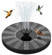 Buitenzonnefontein - Zonnevijverpomp - Drijvende zonnefonteinpomp - Geschikt voor tuin, vijver, vogelvijver, waterornament