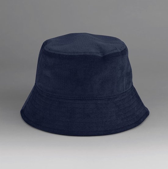 Bucket Hat/Bob van Ribstof/fluweel,Oxford Navy Blauw , maat L/XL | bol