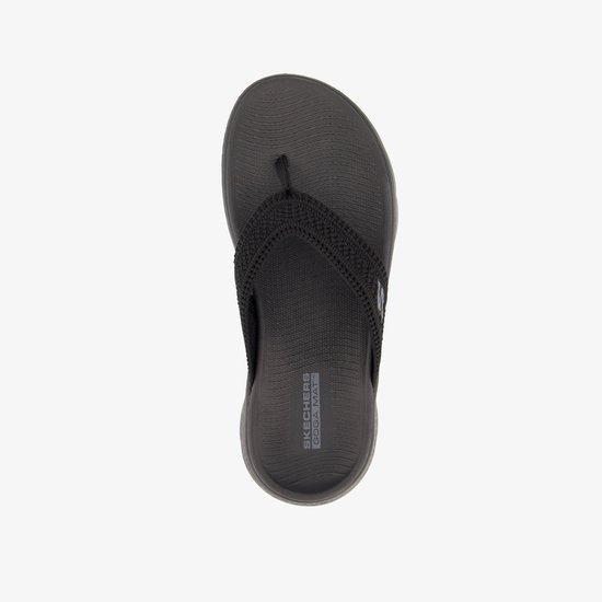 Skechers GO WALK FLEX SANDAL - HOLLY Dames Slippers - Zwart