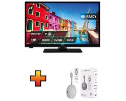 NIKKEI NL24MSMART - HD Ready 24 inch Smart mobile 12 V TV