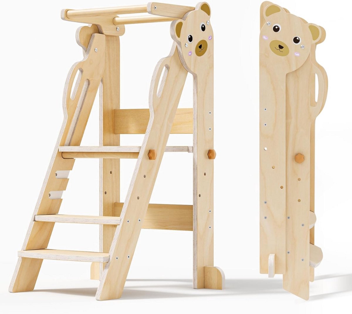 Leertoren Opvouwbaar - Keukenhulp Kinderen - Kinderspeelgoed 3 Jaar - Montessori