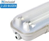 V-Tac IP65 Dubbel TL armatuur incl. Led buizen | 60cm