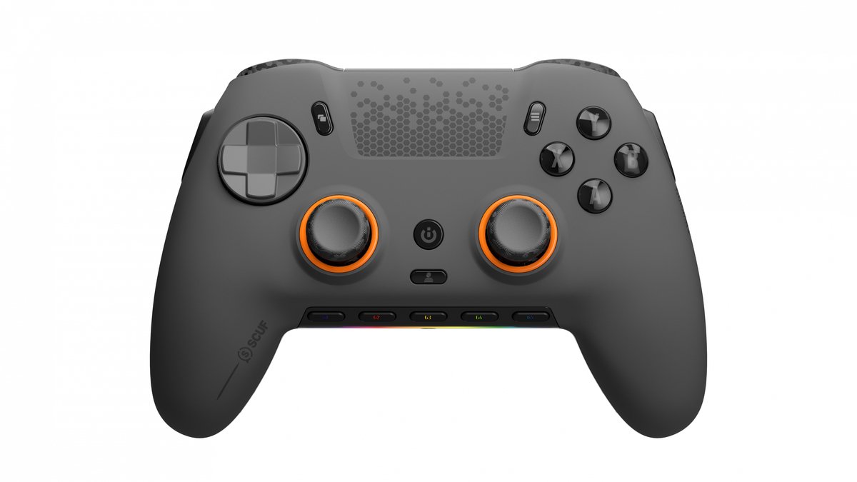 Scuf Envision Pro Draadloos Gaming Controller - Programmeerbare Paddles & G-Keys - SAX - PC - Grijs