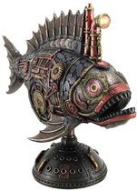 Veronese Design Steampunk Piranha Submarine met Licht