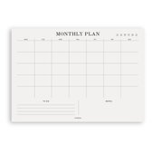 Planbooks - Maandplanner - Monthly Plan - Maandplanners - Notitieblok A4