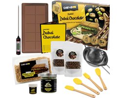 DIBYS - Dubai Chocolade - Kit voor het maken van Dubai Chocolade - Voor volwassenen en kinderen - Pistache - Chocolade - Cadeau - Geschenkset