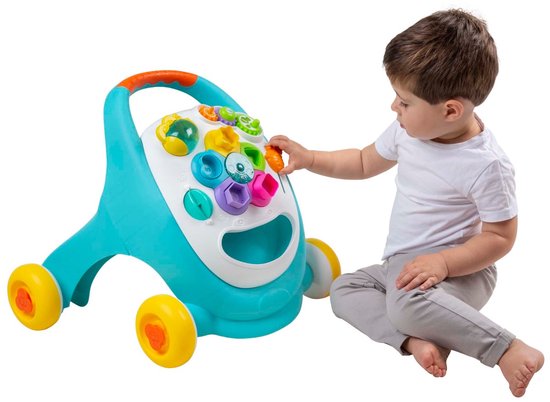 Playgro Activity Walker Sensory Explorer Music and Lights- babywalker - Babygym - acitiviteitengym - Speelgoed Baby - Babyspeelgoed - Ontwikkeling Baby - Kraamcadeau - baby loopstoel - baby loopauto - baby looptrainer - Baby Loopwagen van Playgro — afbeelding 2