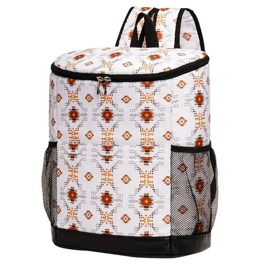 FA-VE Koelrugzak – 26L – Geruite Print – Geïsoleerde Koeltas Rugtas – Picknick, Strand & Camping – Houdt Drankjes & Snacks Koud