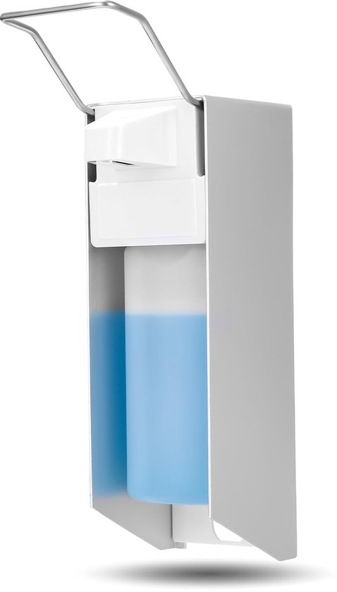 Distributeur de savon 500 ml Distributeur de savon Distributeur de désinfectant mural Distributeur de savon mural Shampooing Lotion Distributeur de savon pour les mains pour cuisine et salle de bain Distributeur de savon réutilisable