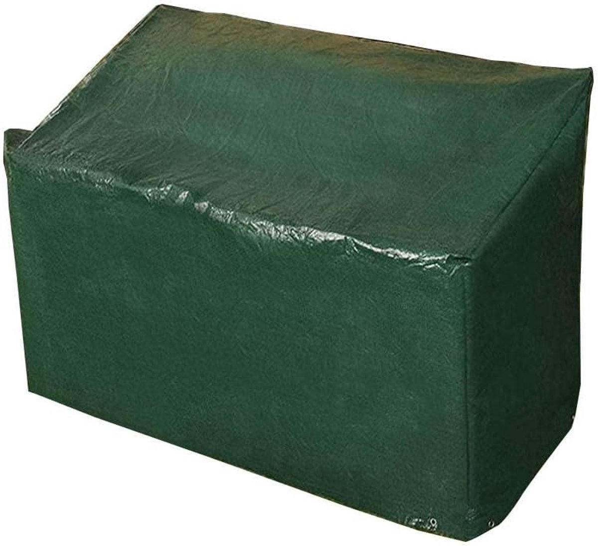 Famanu Heavy Duty 3-zits waterdichte outdoor tuinbank hoes met hoekoogjes en bevestigingskabels – geschikt voor banken tot 160 cm (bankhoes) Groen