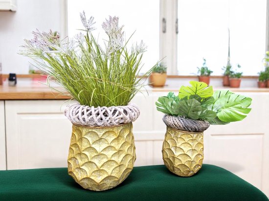 KADAX Bloempot, Bloembak, Ronde Plantenpot Voor Binnen En Buiten Weerbestendige Sierpot Van Kunststof Bloempot Bloemen Huis Tuin Balkon Diameter 30 Cm Wit 1361538648