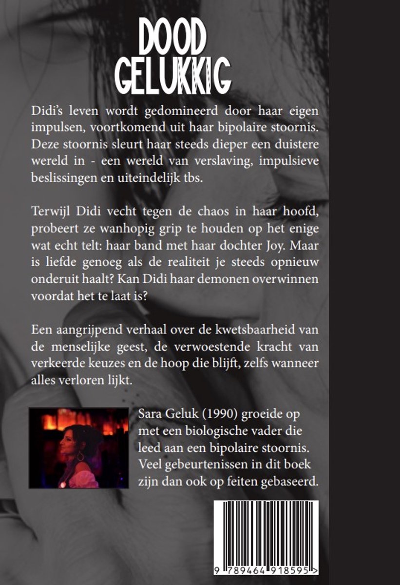 Doodgelukkig - back cover