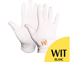 Luxe Juweliers handschoenen - Stofvrij en Comfortabel - Ideaal voor Juweliers, horlogemakers en muntenverzamelaars - Microfiber - WIT - Maat: S/M