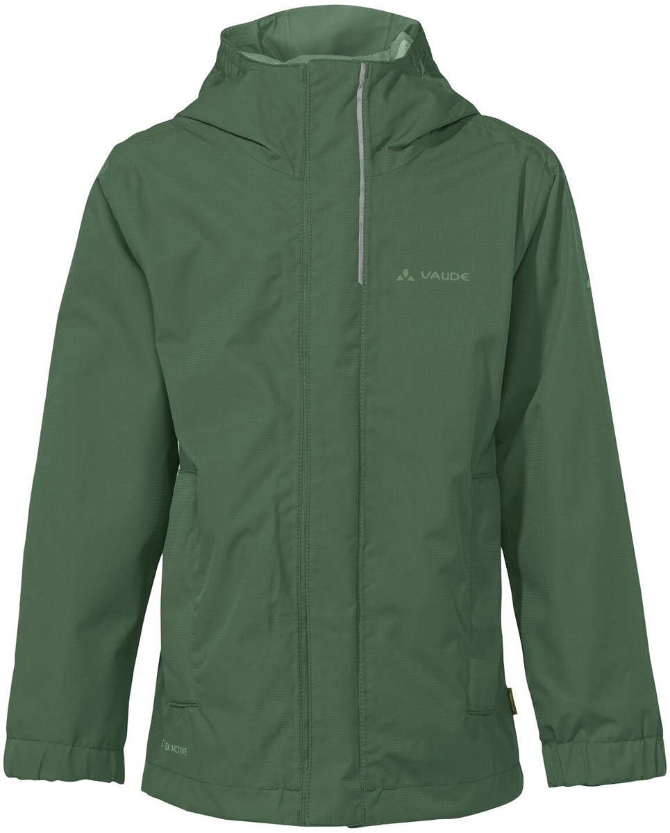 VAUDE Escape Light Jas IV Hardshell Jas Outdoor Sportjassen voor kinderen Waterdicht Winddicht Hardshell Capuchon Woodland