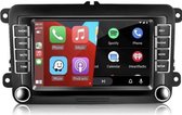 Car Essentials - Apple CarPlay & Android Auto - Inbouwscherm 7 inch - Volkswagen, Seat & Skoda - Autoradio 2Din - Ingebouwde WiFi & Bluetooth