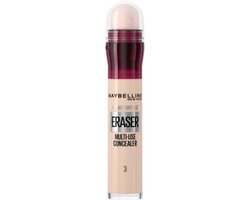 Maybelline - Instant Anti Age Eraser Concealer 03 Fair - 3 x 1 stuk - Voordeelverpakking