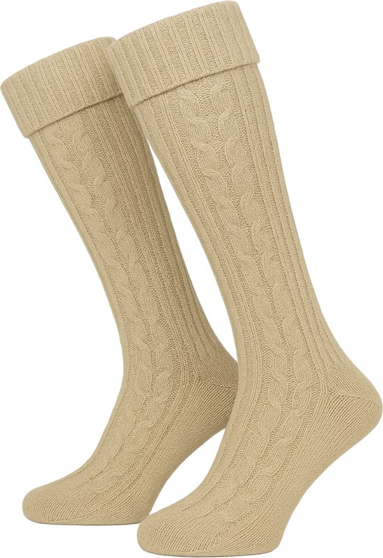 Tannhauser Tiroler Sokken Oktoberfest Sokken Oktoberfest Heren Carnavalskleding Heren Carnaval Accessoires - Multibeige - Mt 43/46