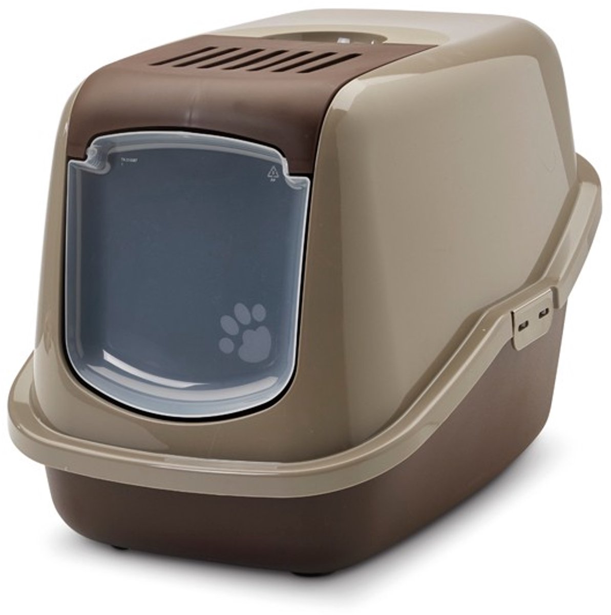 Bol.com Savic Nestor - Grijs/Bruin - Kattenbak - 56 x 39 x 41 cm aanbieding