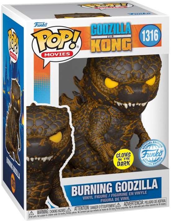 Godzilla Burning Godzilla (Glow in the Dark) vinylfiguur 1316