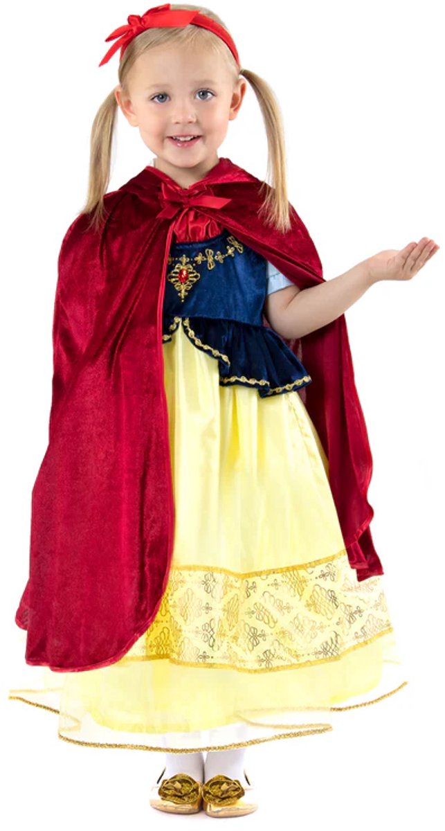 Little Adventures - Rode cape met capuchon – Maat L/XL (5-9 Jaar)