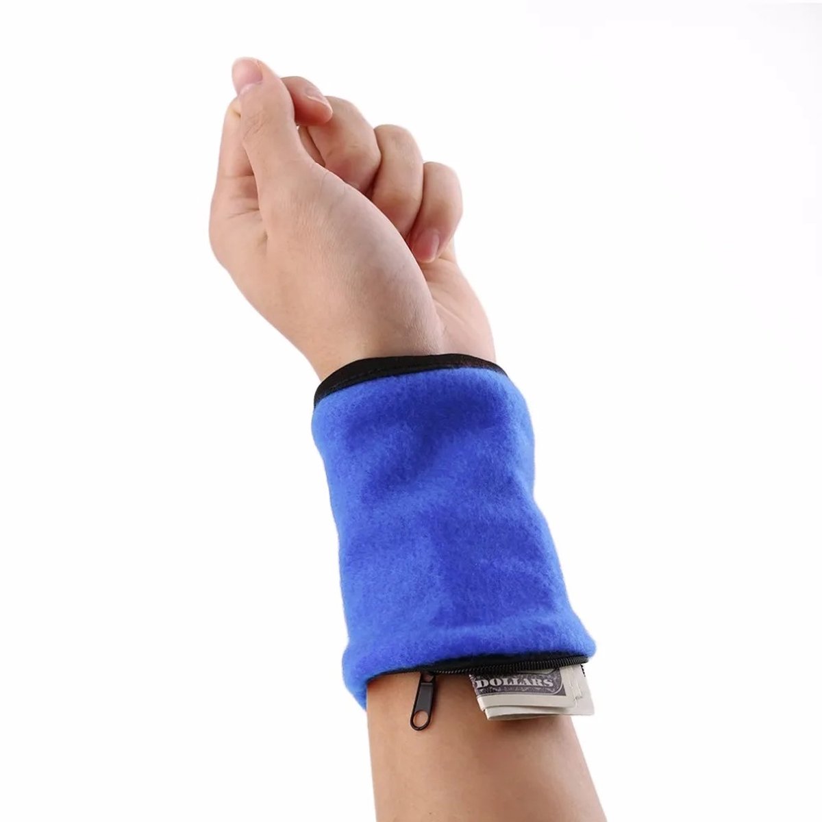 2 stuks sportpolstas, zweetband, sportpolsband, zwart, polstas