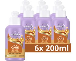 Andrélon Leave-in Haarcrème - Oil & Care - 6 x 200 ml