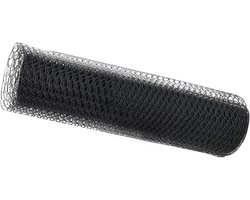 vidaXL - Hexagon - Hek - 0,5 - x - 10 - m - PVC - Grijs