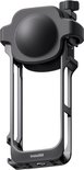 Zwarte Insta360 actioncam-houder met ronde top