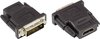 DVI-D Dual Link (m) - HDMI (v) adapter / zwart