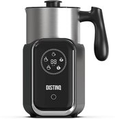 DistinQ® Melkopschuimer – Inductiemelkopschuimer Elektrisch met Display – Elektrische Melkopschuimer vaatwasserbestendig - Voor Opschuimen en Verwarmen