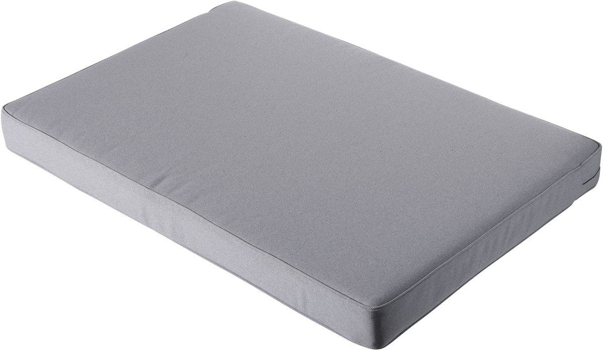 Bol.com Madison - Manchester Licht Grijs - Waterbestending - Palletkussen - Loungekussen - Zitkussen - 120x80cm - Tuinkussen aanbieding