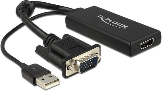 StarTech.com Adaptateur VGA vers HDMI avec audio et alimentation par USB –  Convertisseur VGA vers HDMI