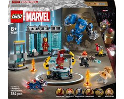 foto van LEGO Marvel Iron Mans Laboratorium: Harnasruimte Set - 76315