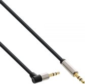 InLine Premium 3,5mm Jack stereo audio slim kabel / haaks - 1 meter