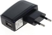 USB thuislader met 1 poort - Smart IC - 2A / zwart