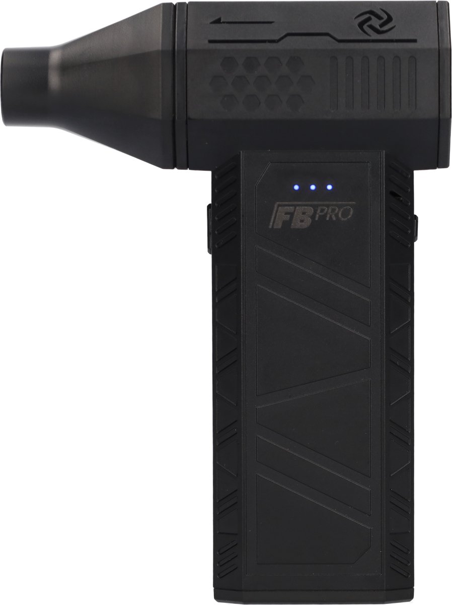 FBT125 Mini - Super Power Turbo Fan Luchtpistool - Stofblazer - BBQ Blazer Accesoires - 3 Standen - 100.000 RPM - Windkracht van 150 km/u - 125 GR stuwkracht - Air duster - USB-C Oplaadbaar - Turbo jet fan - Zwart — afbeelding 13