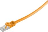 S-Impuls S/FTP CAT7 10 Gigabit netwerkkabel / oranje - LSZH - 0,25 meter