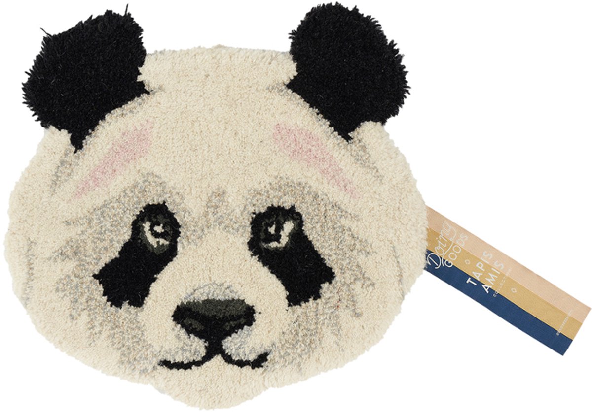 Doing Goods Plumpy Panda Head Rug - Off White