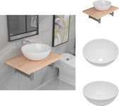 Vicco Conjunto de muebles de baño Vionna, Roble/negro, 4 partes | Leroy