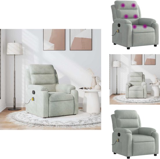 vidaXL Massagestoel verstelbaar met voetenbank fluweel donkergrijs, fauteuil, relaxstoel, slaapfauteuil, relaxfauteuil, fauteuil stoel, tv-stoel vidaXL Massagestoel verstelbaar met voetenbank fluweel donkergrijs, fauteuil, relaxstoel, slaapfauteuil, relaxfauteuil, fauteuil stoel, tv-stoel