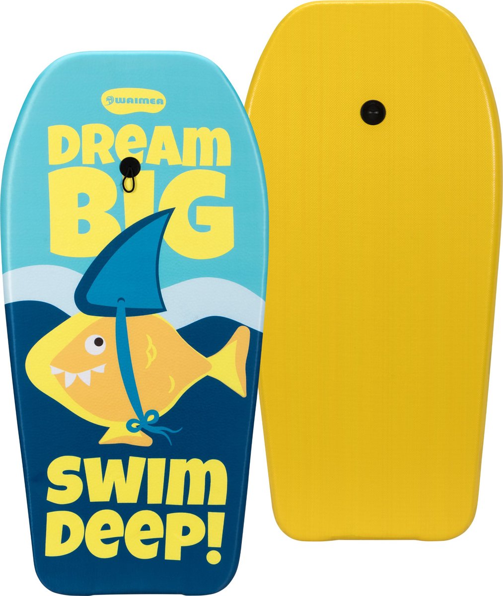 Waimea Bodyboard - Kinderen - Ca. 93 x 48 x 5.2 cm - Met koord