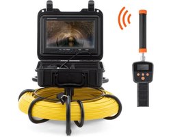 Professionele Inspectie Camera - Endoscoop - 91,5m - Incl. Monitor & Accessoires - Zwart